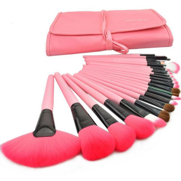 Kit de pincéis profissionais com 24 peças